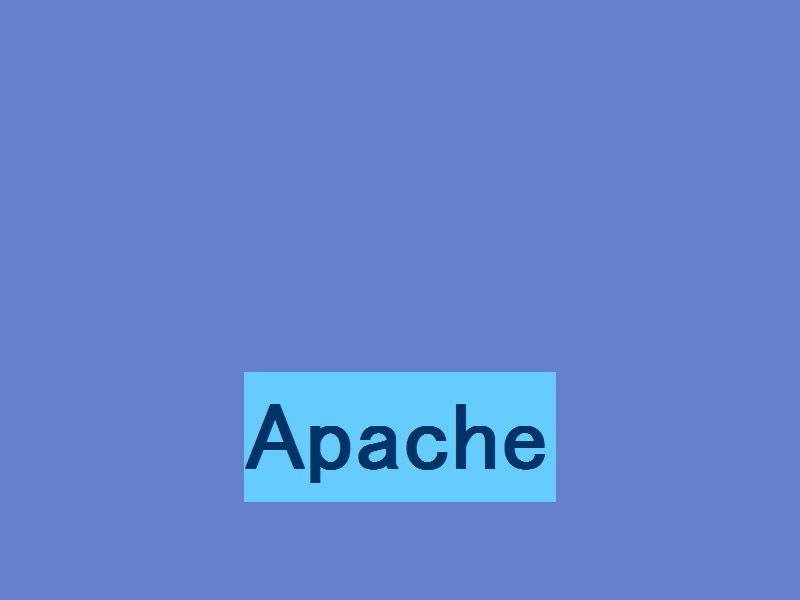 Apacheの文字画像